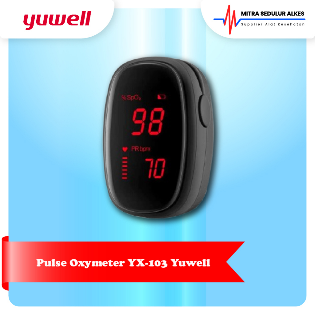 Pulse Oxymeter YUWELL YX103 Onemed Hitam
