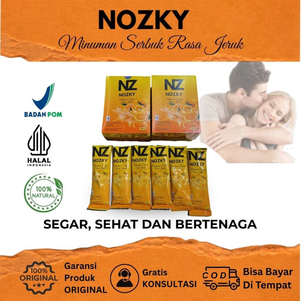 Minuman Herbal Stamina Pria Nozky, pengganti Agneta Redwine (1 Sachet)