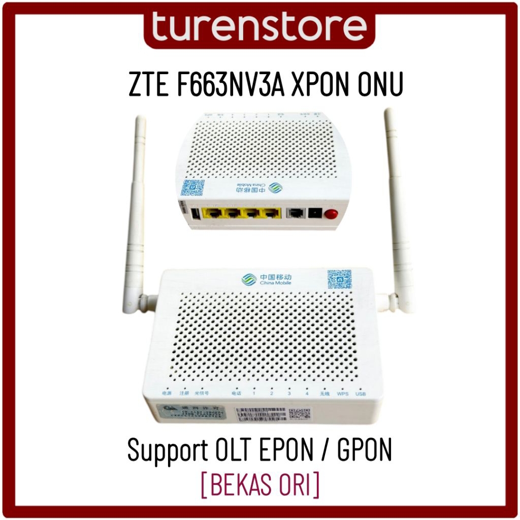dayana_storee XPON ZTE F663NV3A ONU ONT BEKAS ORI