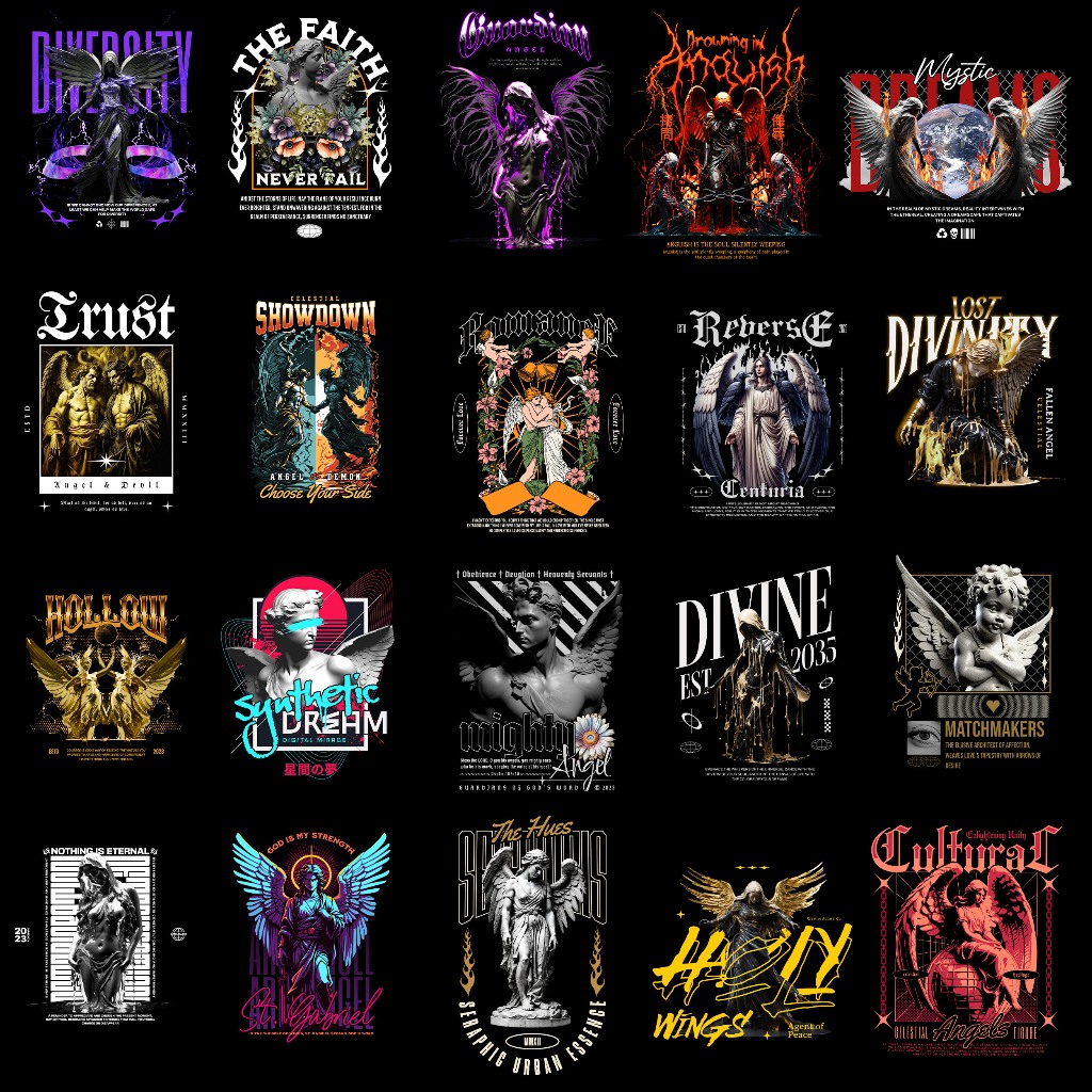 

Sablon DTF Sablon Setrika UKURAN A3 28 CM x 40 CM Tinggal Gosok Ke Baju