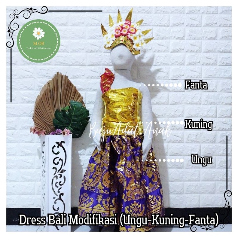 KODE Q43V BAJU TARI BALI ANAK  BAJU ADAT BALI ANAK PEREMPUAN  BAJU TARI BALI ANAK PEREMPUAN  BAJU TR