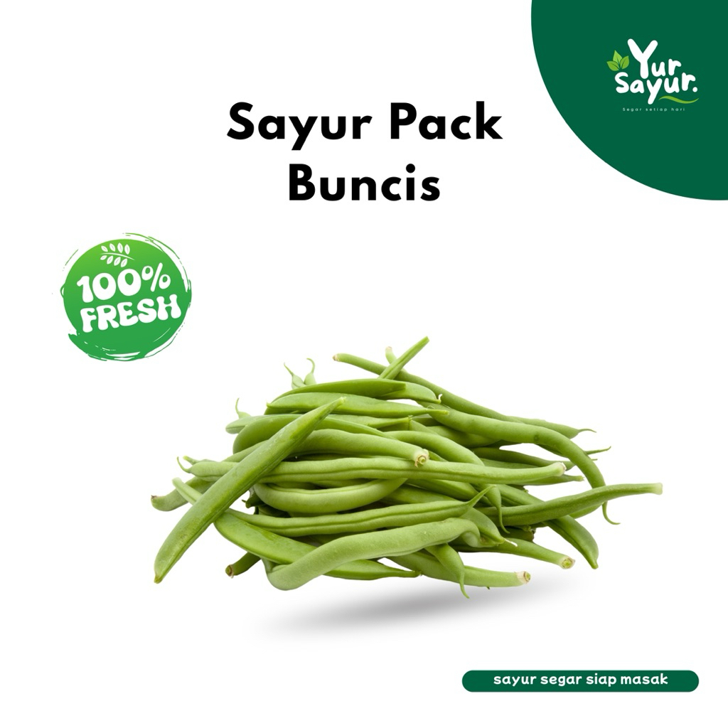 

YUR SAYUR - Buncis Segar Premium Renyah & Siap Masak