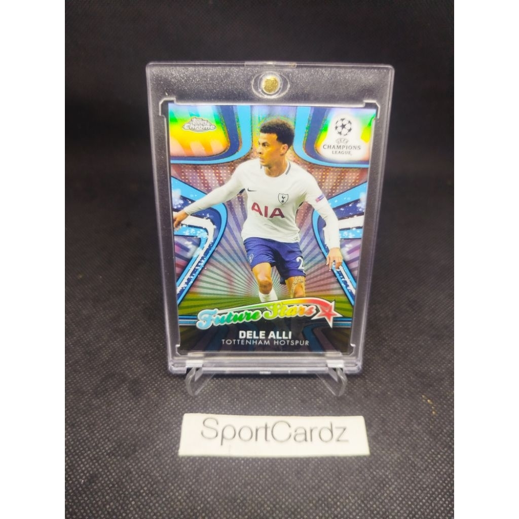 Kartu Bola 2018 Topps Chrome Future Stars Dele Alli Tottenham Hotspur #FS-DA (dpt top loader)