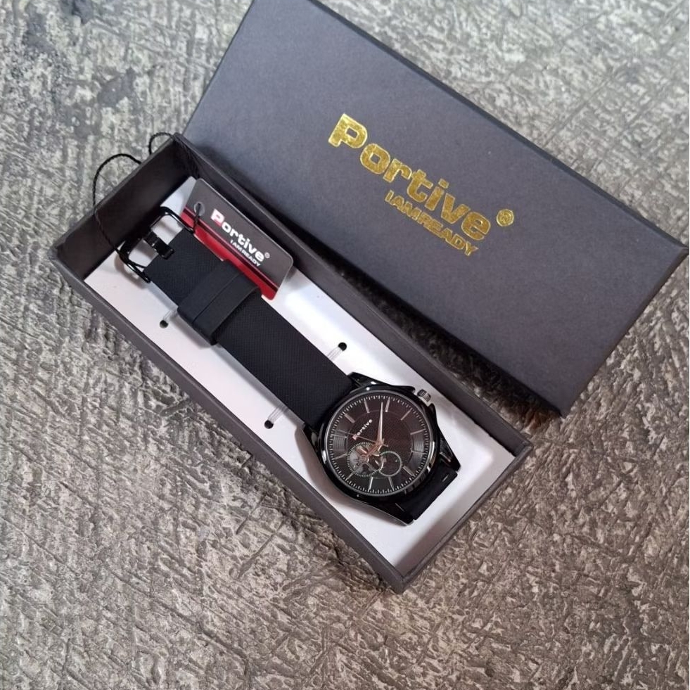 jam tangan original pria wanita PORTIVE S1057 tahan air