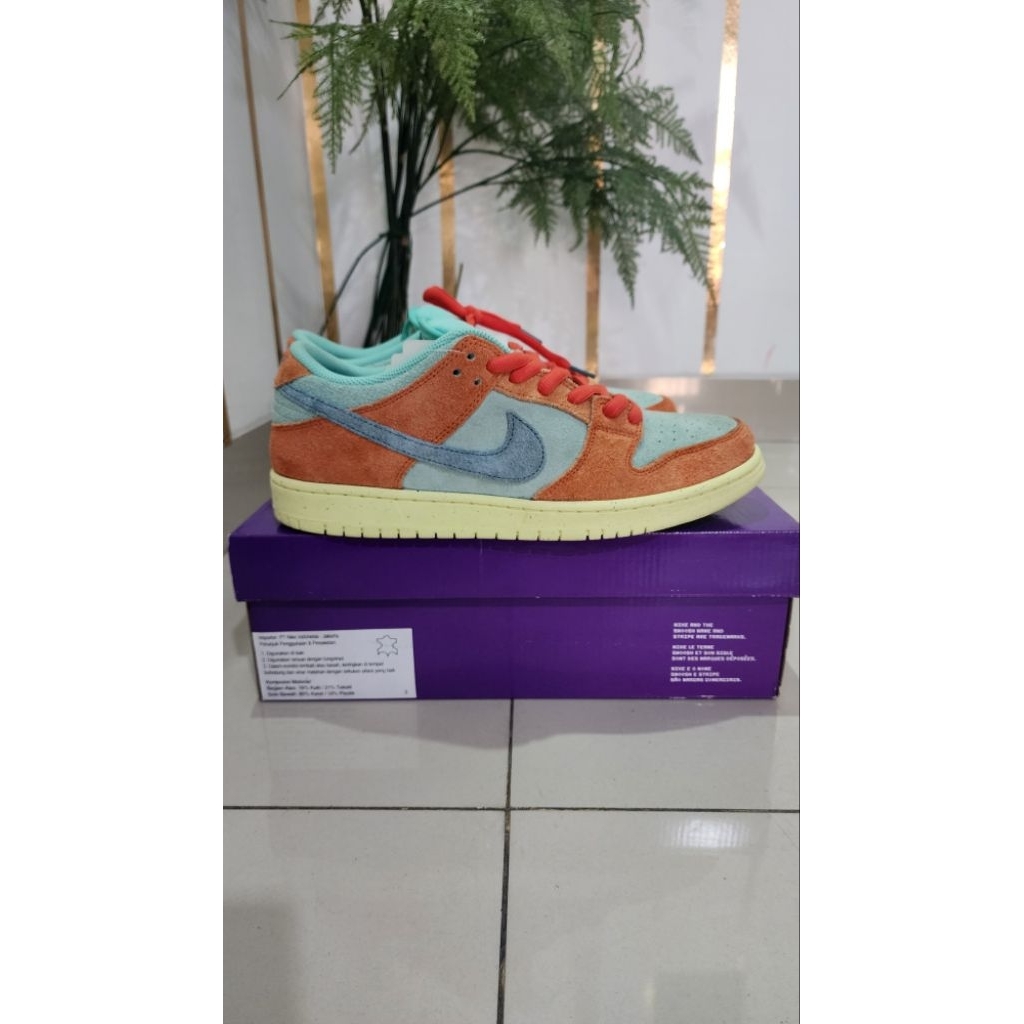 SEPATU NIKE SB DUNK LOW PRO NOISE AQUA ORIGINAL DV5429 800 BNIB