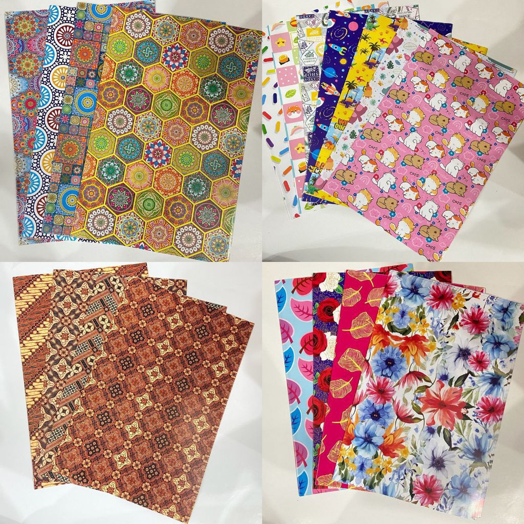 

kertas kado merk Kiky isi 50 pcs, kualitas premium