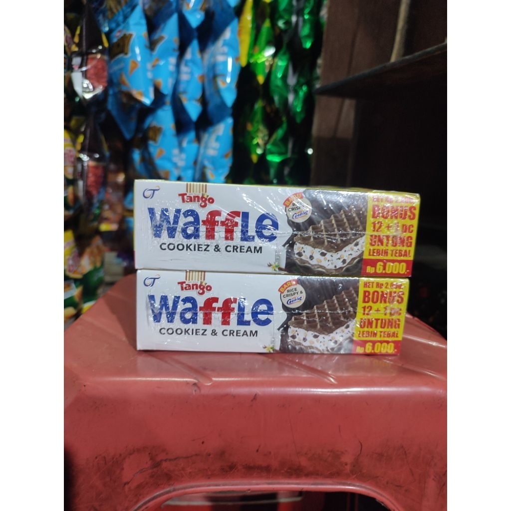 

Tango Waffle Cookiez & Cream 1 Box Isi 12pcs