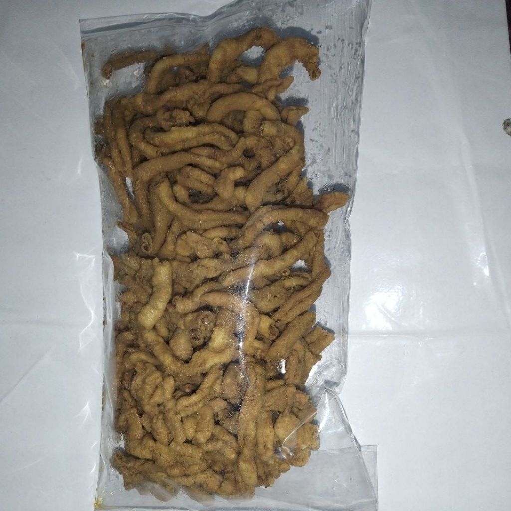 

keripik usus renyah gurih dan enak 250gr