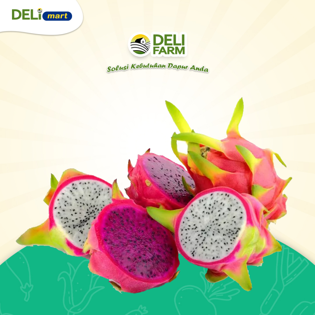 

Deli Mart [Khusus INSTAN Medan] Buah Naga Merah Segar by Deli Farm