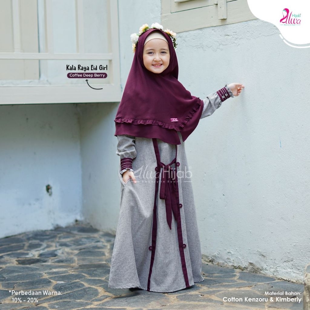 gamis set Anak by alwa hijab