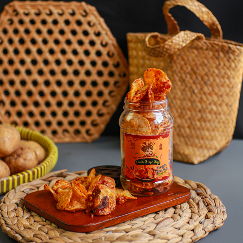 

[Kripik Kentang Balado] Pedas Gurih 80g | Frozen Snack | Mindut Gendut