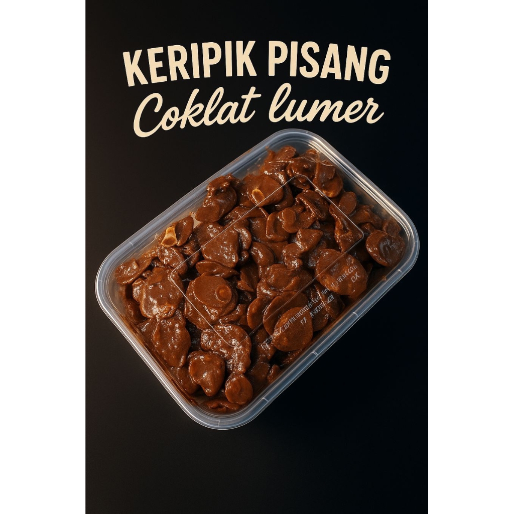 

keripik pisang coklat lumer box 500ml