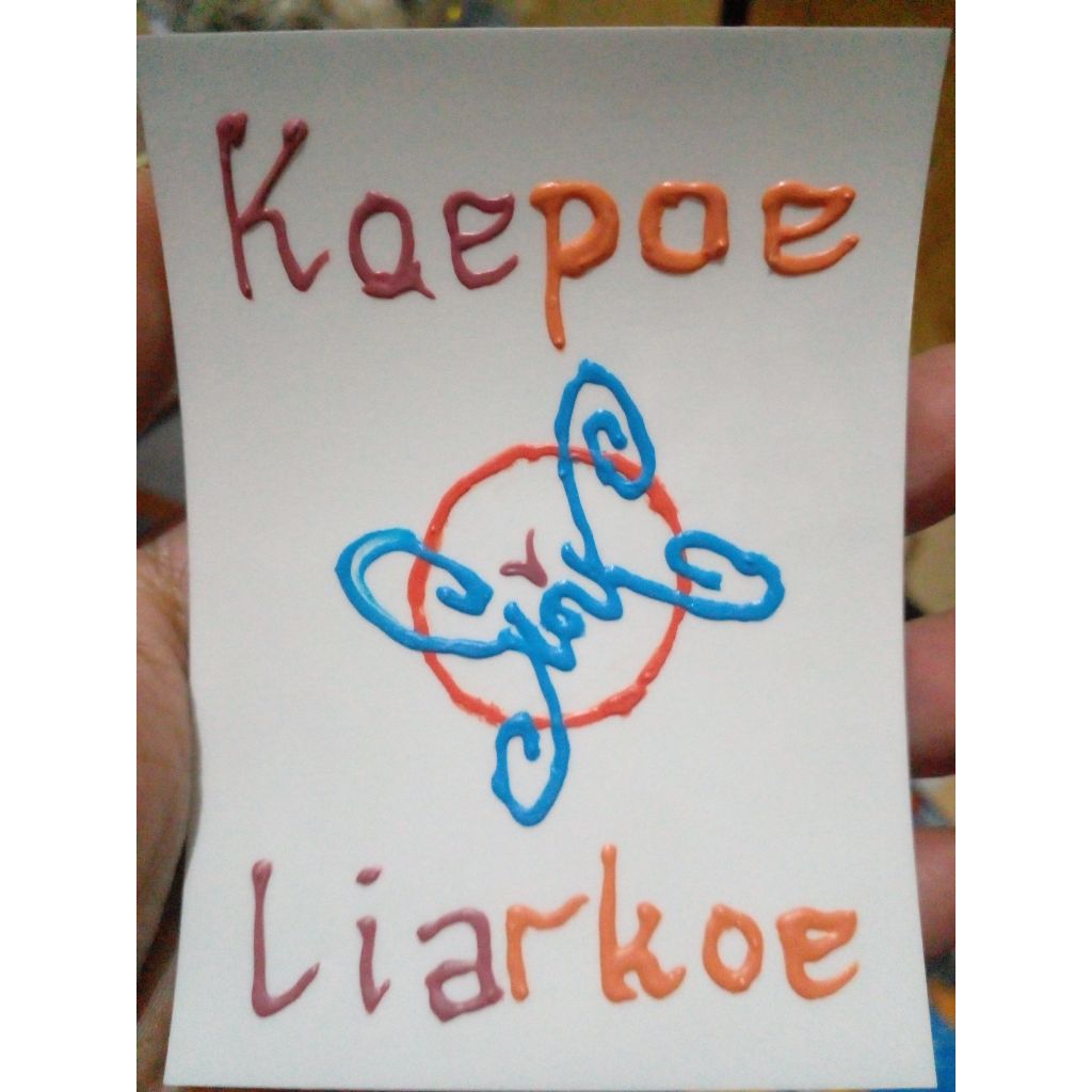 

British Sticker Timbul : Slank, Koepoe Liarkoe