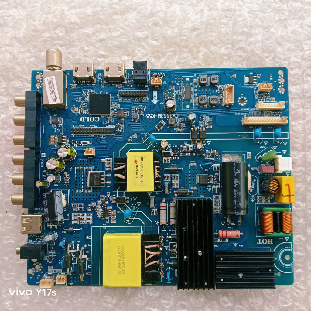 MB MOBO MAINBOARD MESIN TV POLYTRON PLD43TV1556 NORMAL TESTED