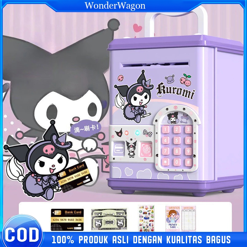 jiwoness - COD Mainan Tabungan Otomatis Kartu Gesek untuk Membuka Pintu Hadiah Edukasi Anak Mainan
