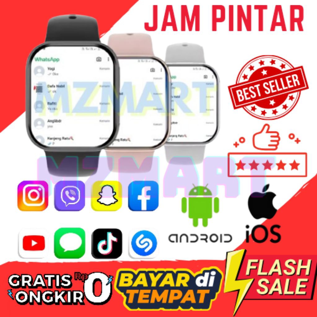 COD.. Jam Tangan IMO XZ 52 NEW Hp Smartwatch Aimo Pintar Monitoring kesehatan custom walpaper jam hp