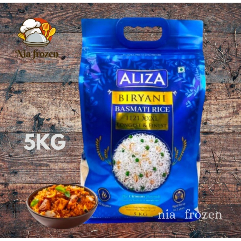 

beras basmati ALIZA BIRYANI XXXL original kemasan original kemasan 5kg