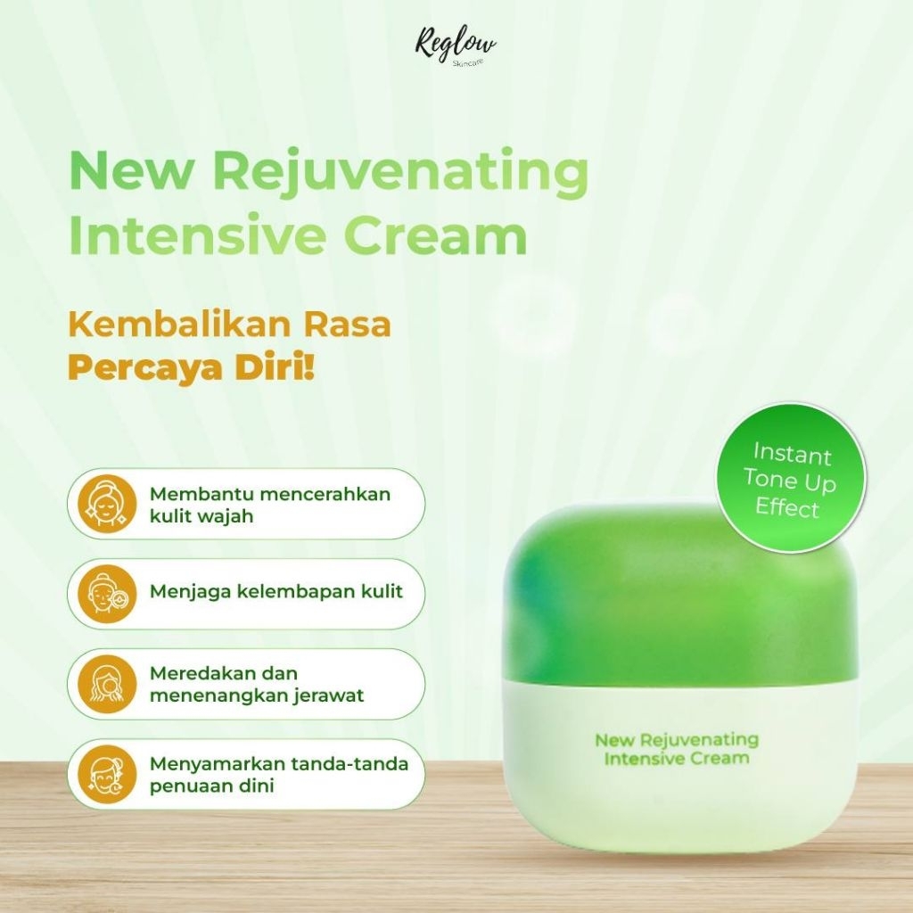 Reglow cream glowing anti jerawat dan flek