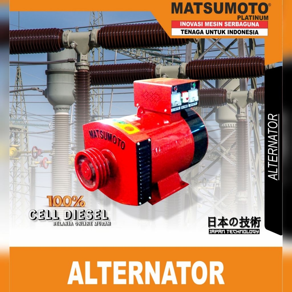 Dinamo Alternator Tembaga MATSUMOTO STC 20 KW 3 Phase