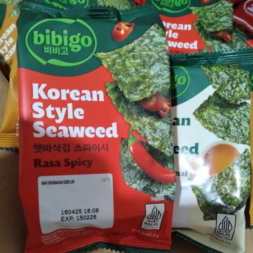 

Bibigo Seasoned Seaweed 4g