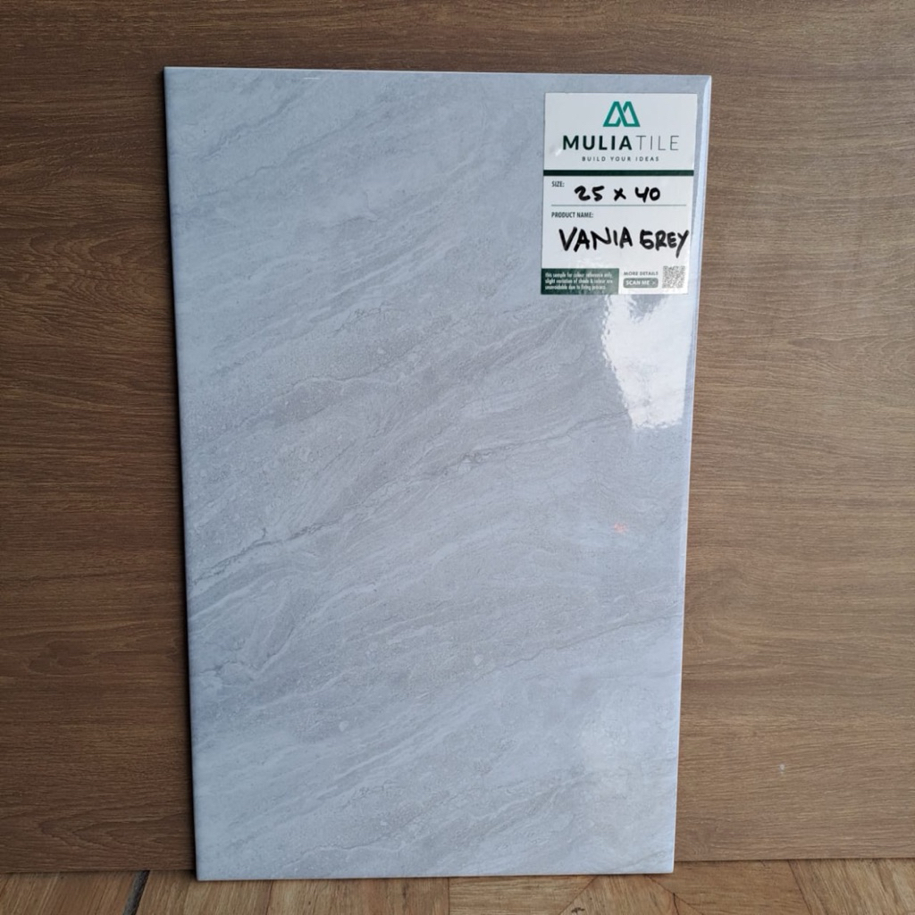Keramik Dingding Mulia 25x40cm Vania grey
