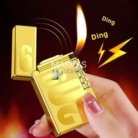 KOREK API DUPONT KLASIK GOLD DESAIN UNIK KOREK API ISI ULANG MINYAK