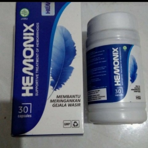 HEMONIX obat herbal ambeien dan wasir ampuh asli original hemonix