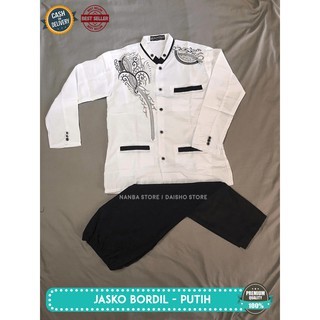 Setelan Koko Anak Oneset Terbaru 2025 Outfit Muslim 1Set Bisa Cod Baju Celana Tanggung Remaja Cowok 