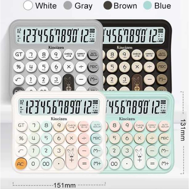 

Original Kalkulator KINCIZEN KC 2022 Calculator 12 Digit Check Correct KC 2022