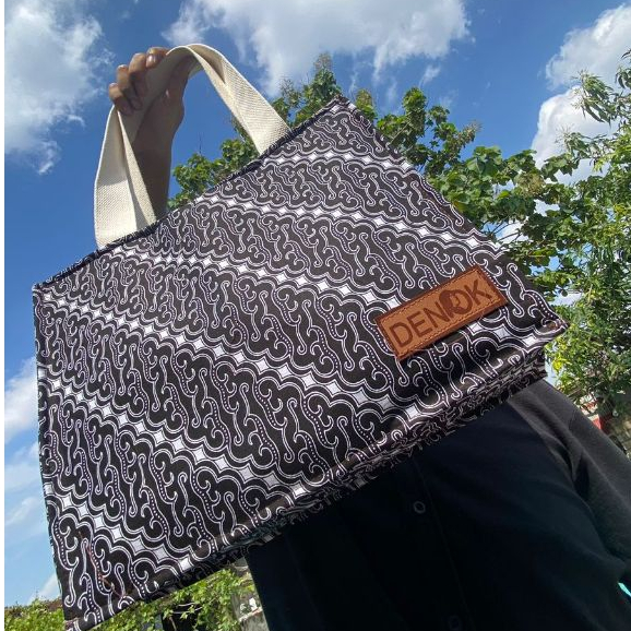 Omah Oblong Jogja - DENOK SERIES Tote Bag Batik Tas Cangklong Batik Tote Bag Motif Batik Tradisional