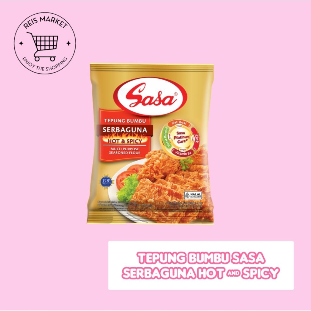 

SASA TEPUNG BUMBU SERBAGUNA HOT & SPICY 225/210g/BEST SELLER/SASA TEPUNG BUMBU SERBAGUNA