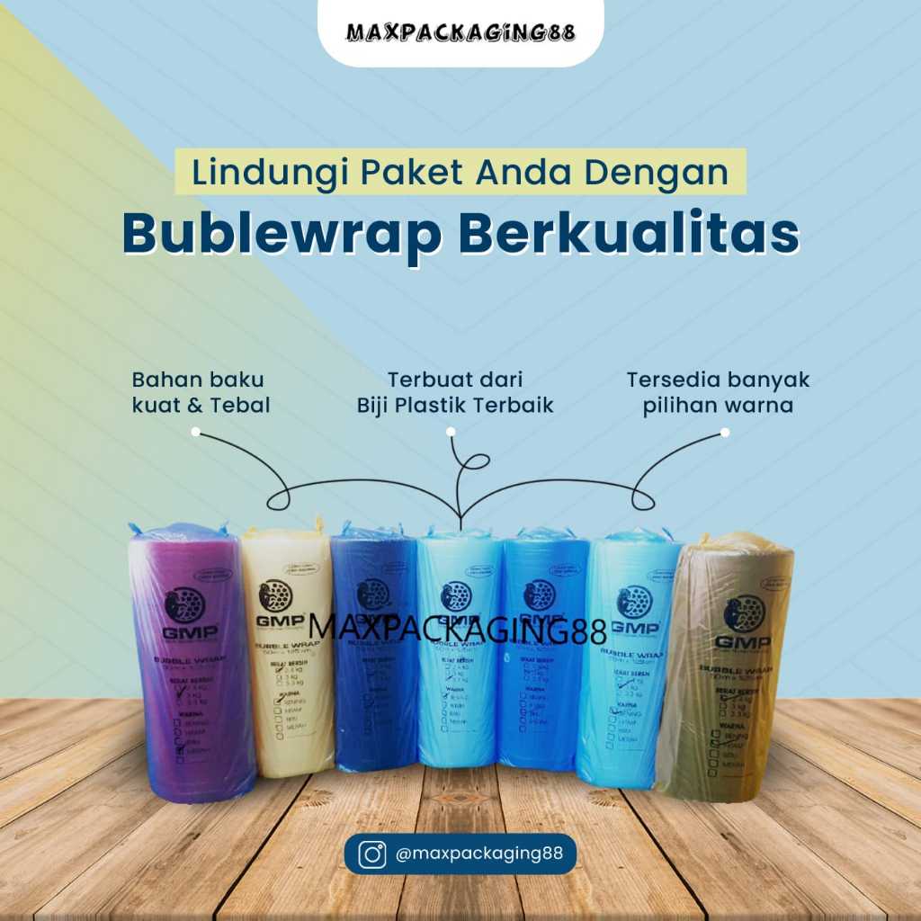

Bubble Wrap Roll Besar 125cm X 50m / Bubble Wrap Non Core / Core