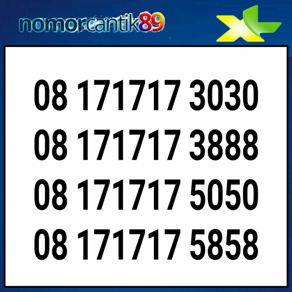 Nomor Cantik XL Perdana Cantik support 5G