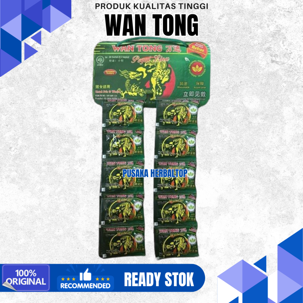 

Wan-Tong Kapsul Original Hanger 20 Sachet