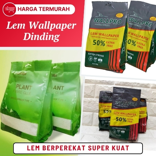

Lem Wallpaper Dinding Vinyl Glue Sooku New Lem Wallpro Organik Super Kuat Merekat Extra Strong