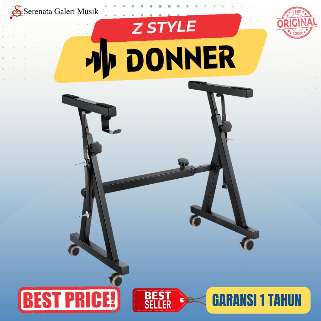 Donner Keyboard Stand Heavy duty Z Style - Stand Keyboard