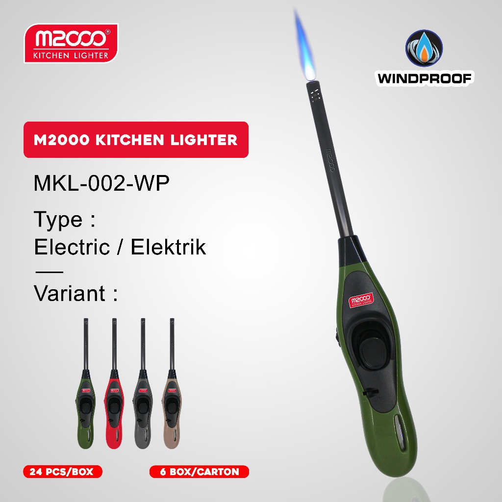 M2000 Gas Lighter MKL-002 WindProof