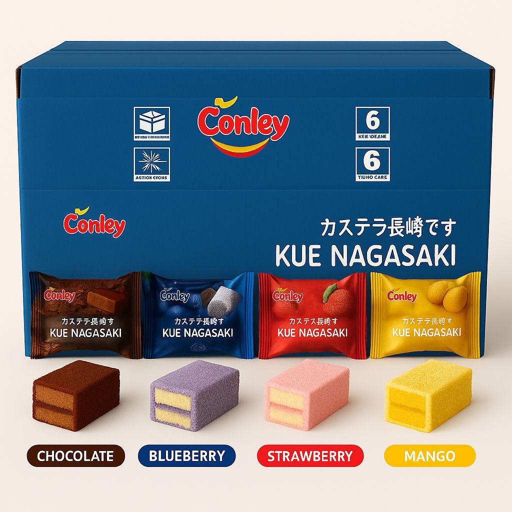 

Kue Nagasaki Conley | Mochi Lembut, Manis, Halal | Cemilan Viral