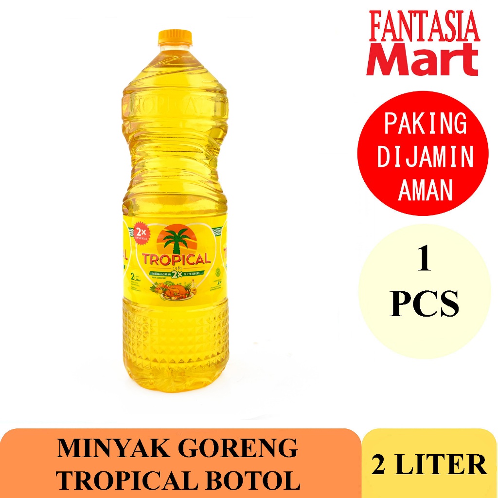 

Tropical Minyak Goreng Premium Botol 2L FUN CORNER DENGAN PAKING AMAN
