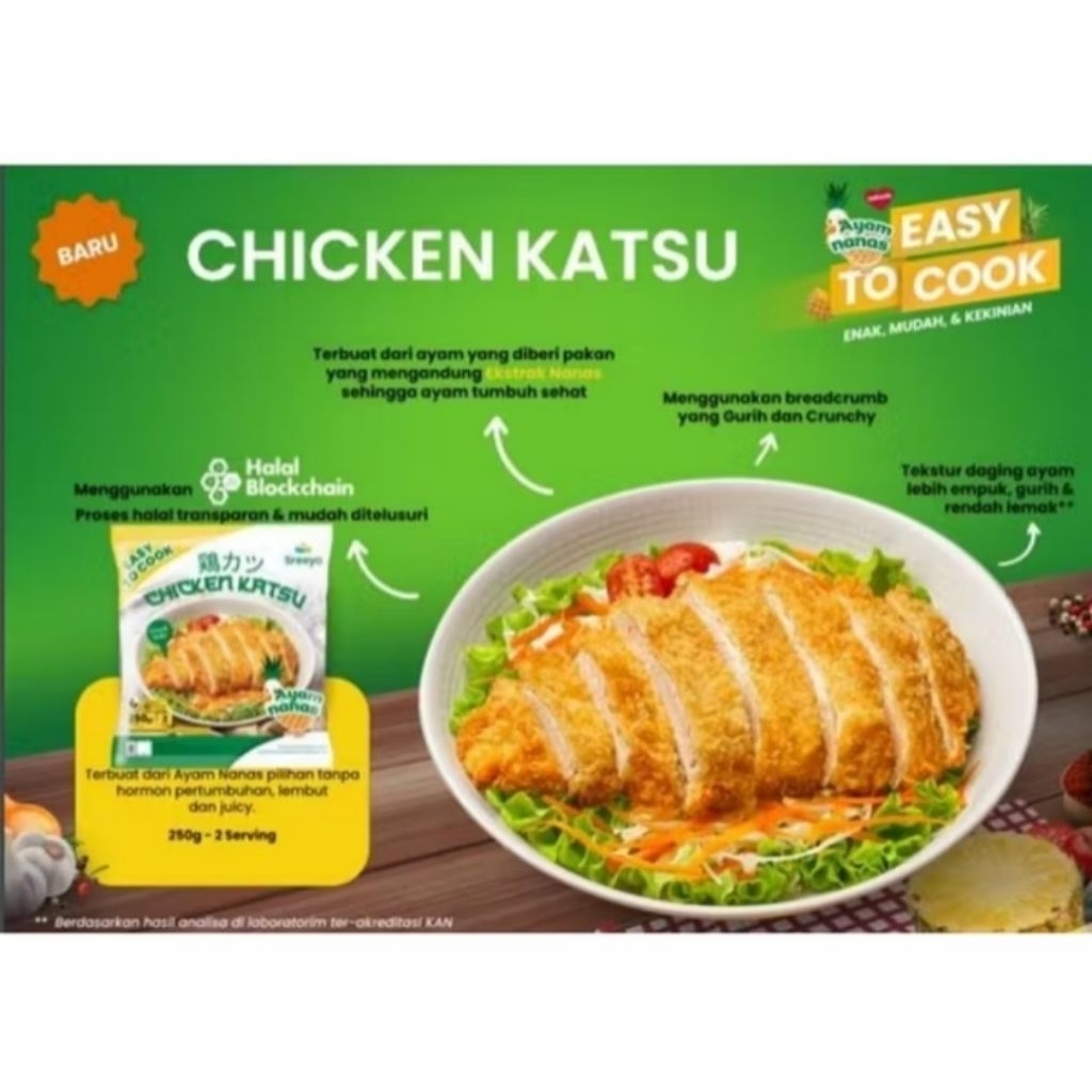 

Ayam Nanas Chicken Katsu Sreeya 250gr