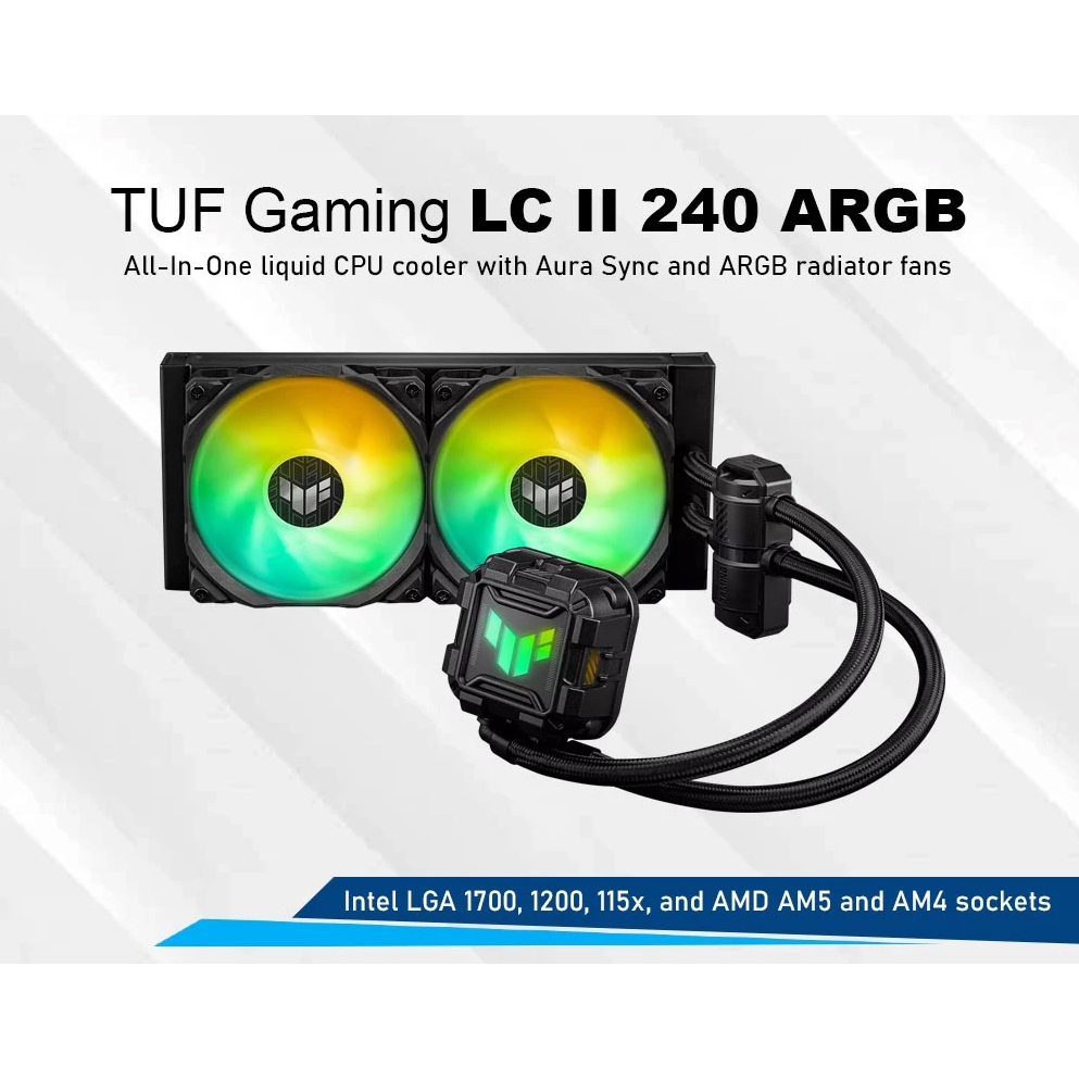 Asus TUF Gaming LC II 240 ARGB Liquid CPU Cooler