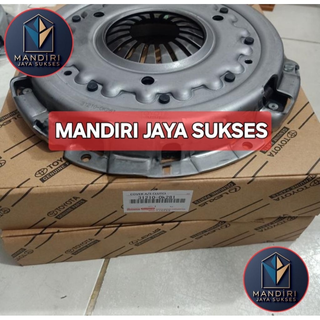 MATAHARI / DEKRUP CLUTCH COVER HILUX INNOVA FORTUNER ASLI 31210-0K281 ORI JAPAN