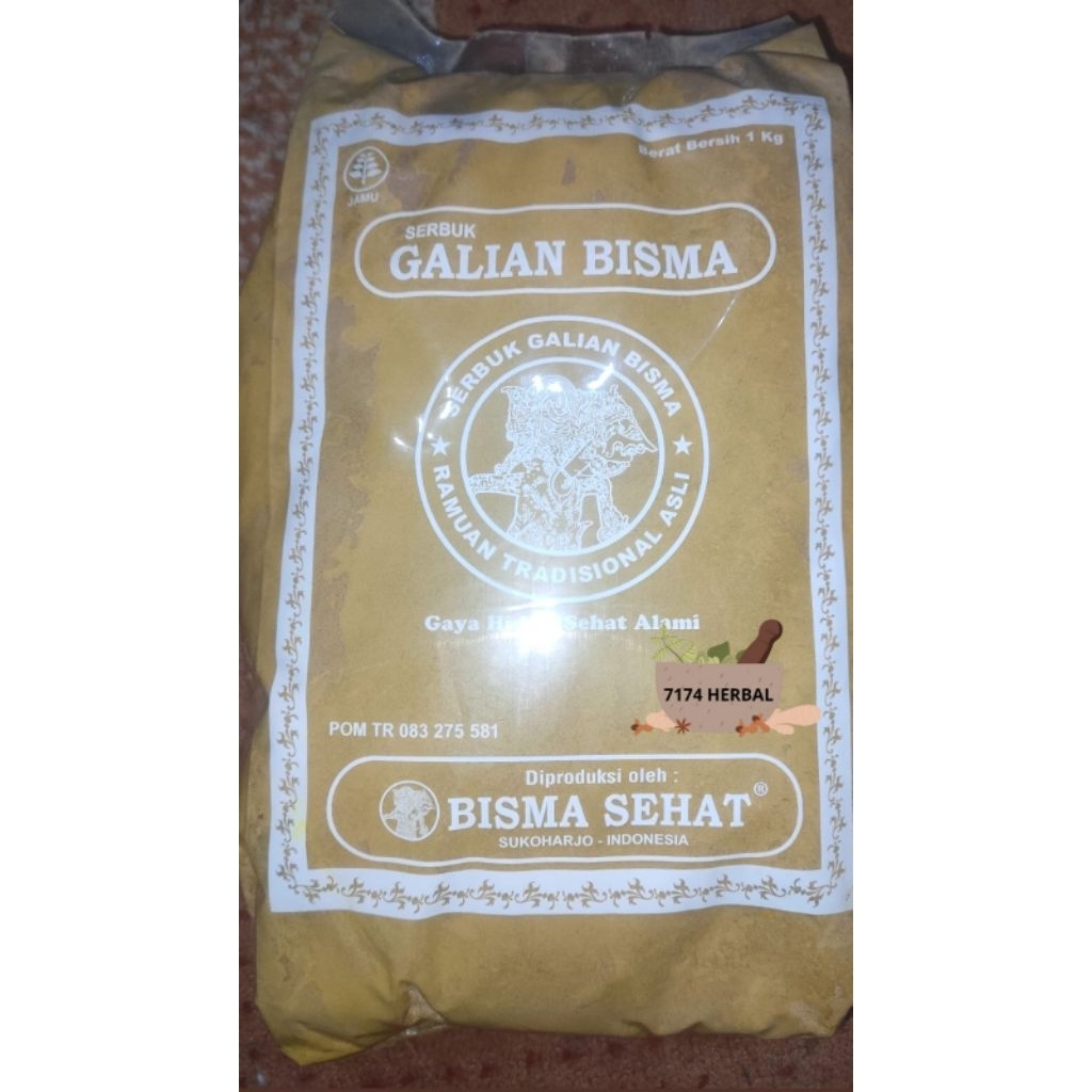 

SERBUK GALIAN BISMA RAMUAN TRADISIONAL ASLI 1 KG
