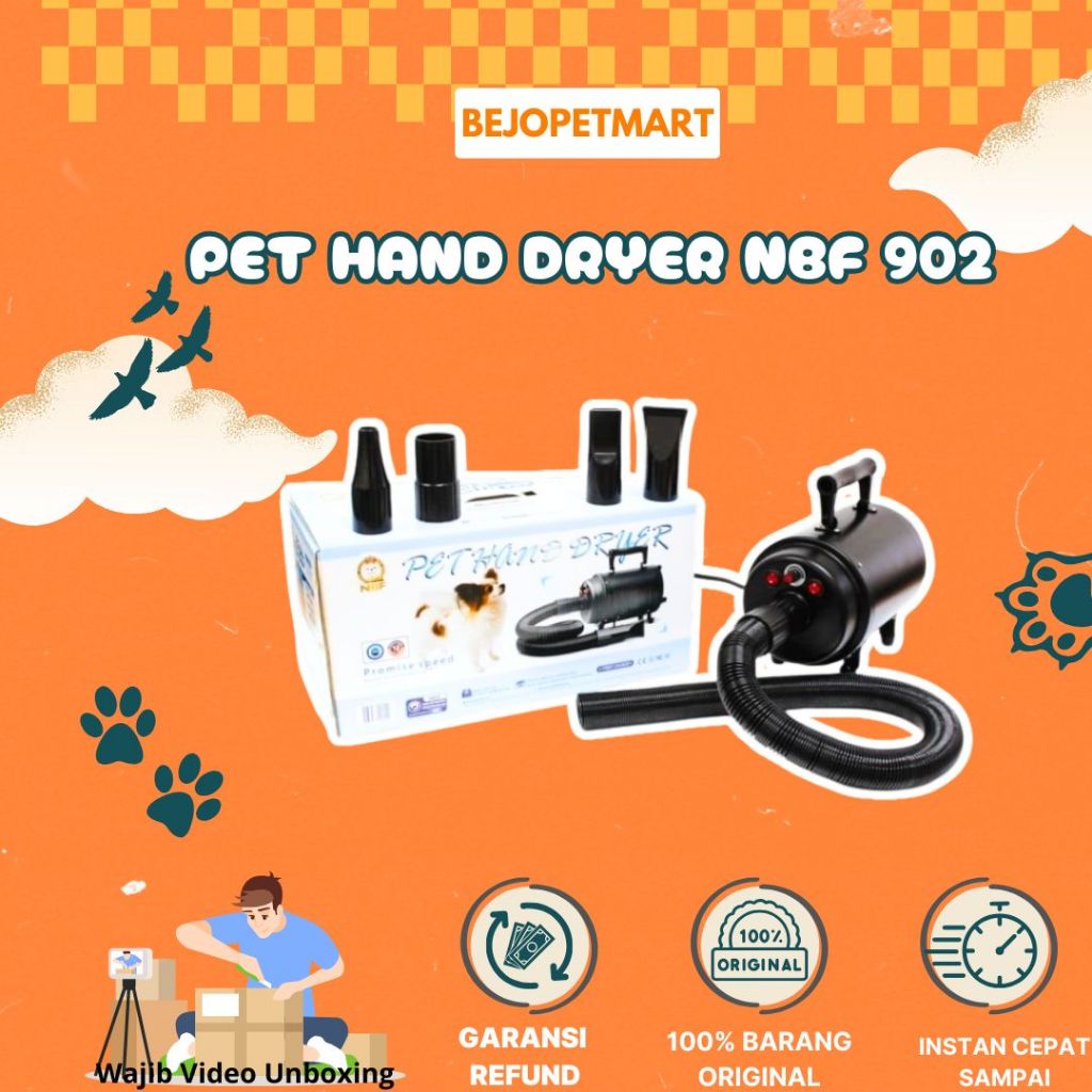 PET Hand Dryer NBF 902 / Blower Pet Dryer