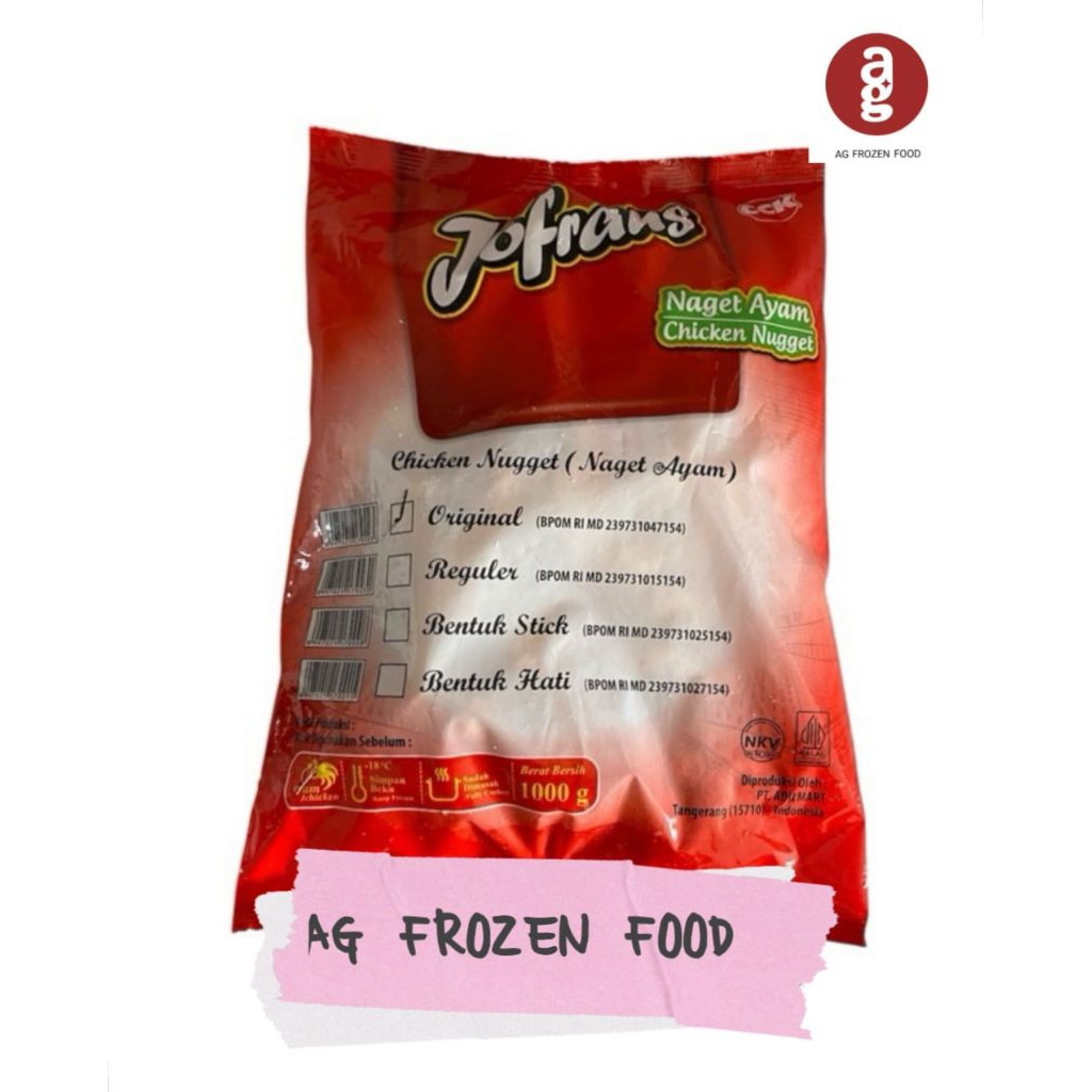 

Jofrans Crispy Nugget Original1 Kg