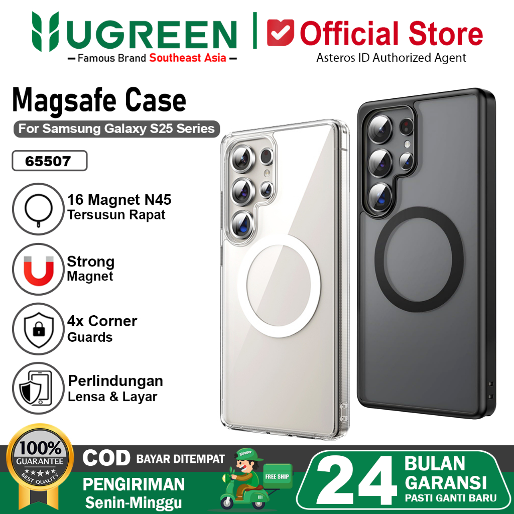 UGREEN Premium Case Classy Magsafe & Matte Magsafe Magnetic For Samsung S25 S25 Plus S25 Ultra Milit