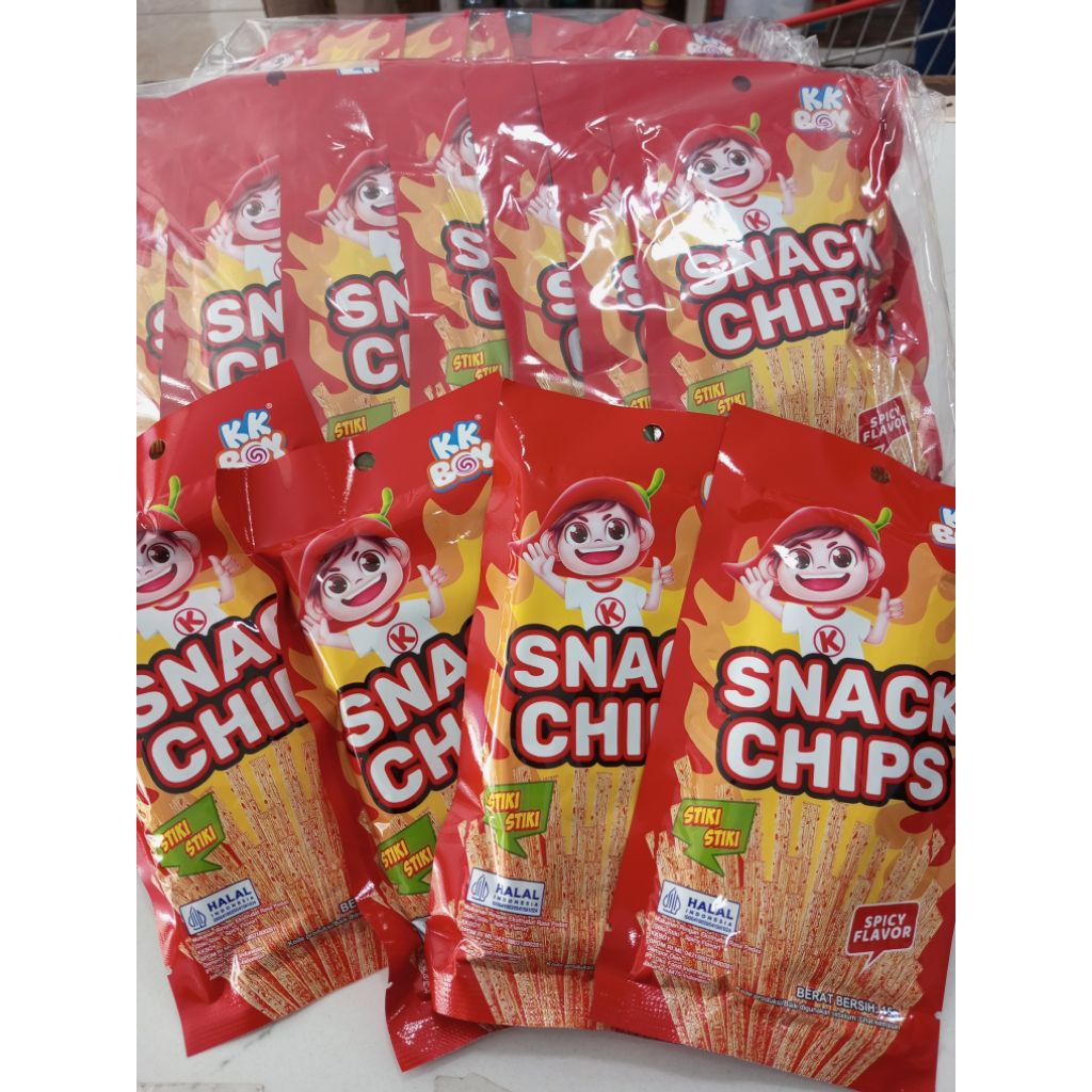 

Snack chips stiki stiki spicy isi 20