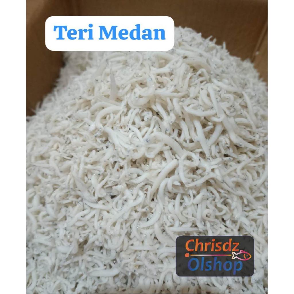 

Ikan Asin Teri Medan/Teri Nasi Kasar (250 Gr / 500Gr / 1Kg ) Vakum