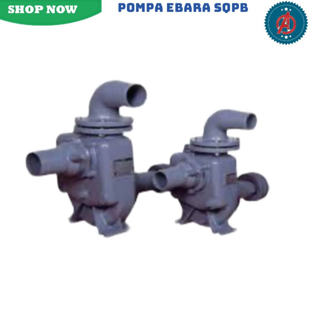 Pompa Air Irigasi & Banjir / Water Pump Ebara SQPB 80 + Engine / Dinamo Listrik.