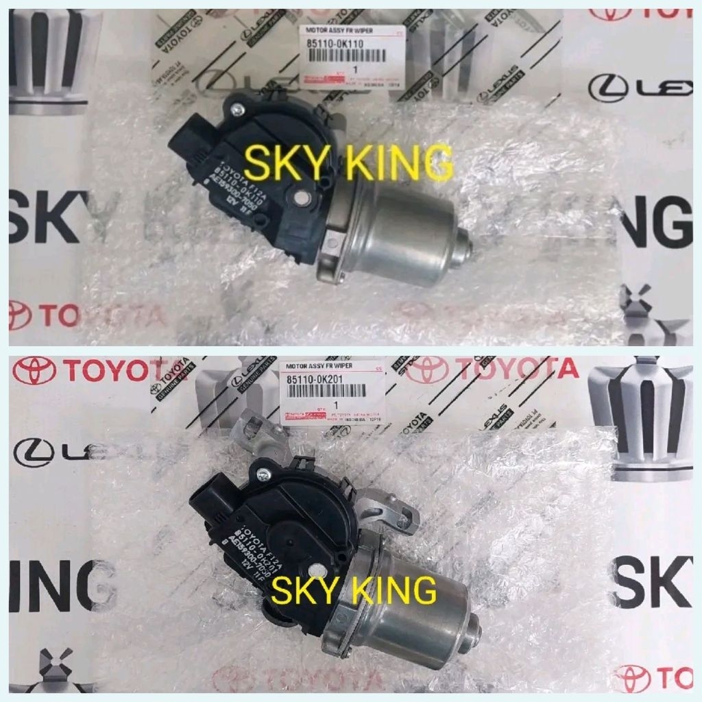 Dinamo Motor Wiper Depan Kaca Windshield Front Motor Penggerak Depan Toyota Inova Kijang Innova Rebo